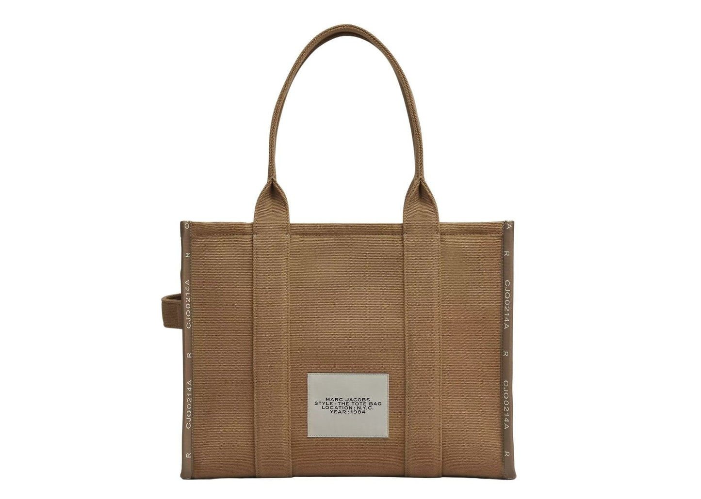 The Large Tote Bag Jacquard Camel