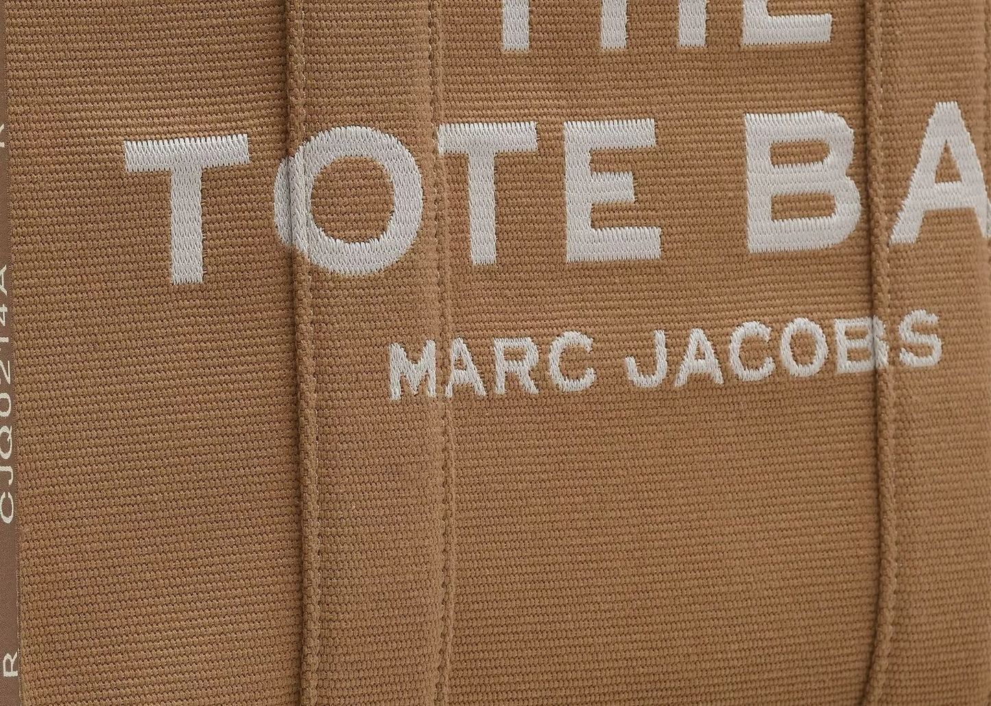 The Large Tote Bag Jacquard Camel