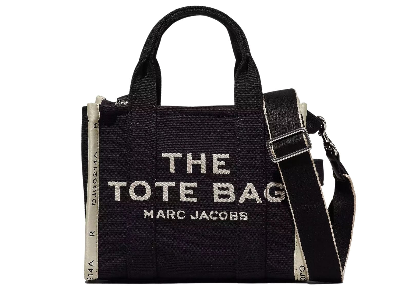 The Small Tote Bag Jacquard Black