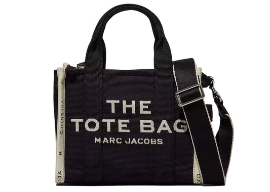 The Small Tote Bag Jacquard Black