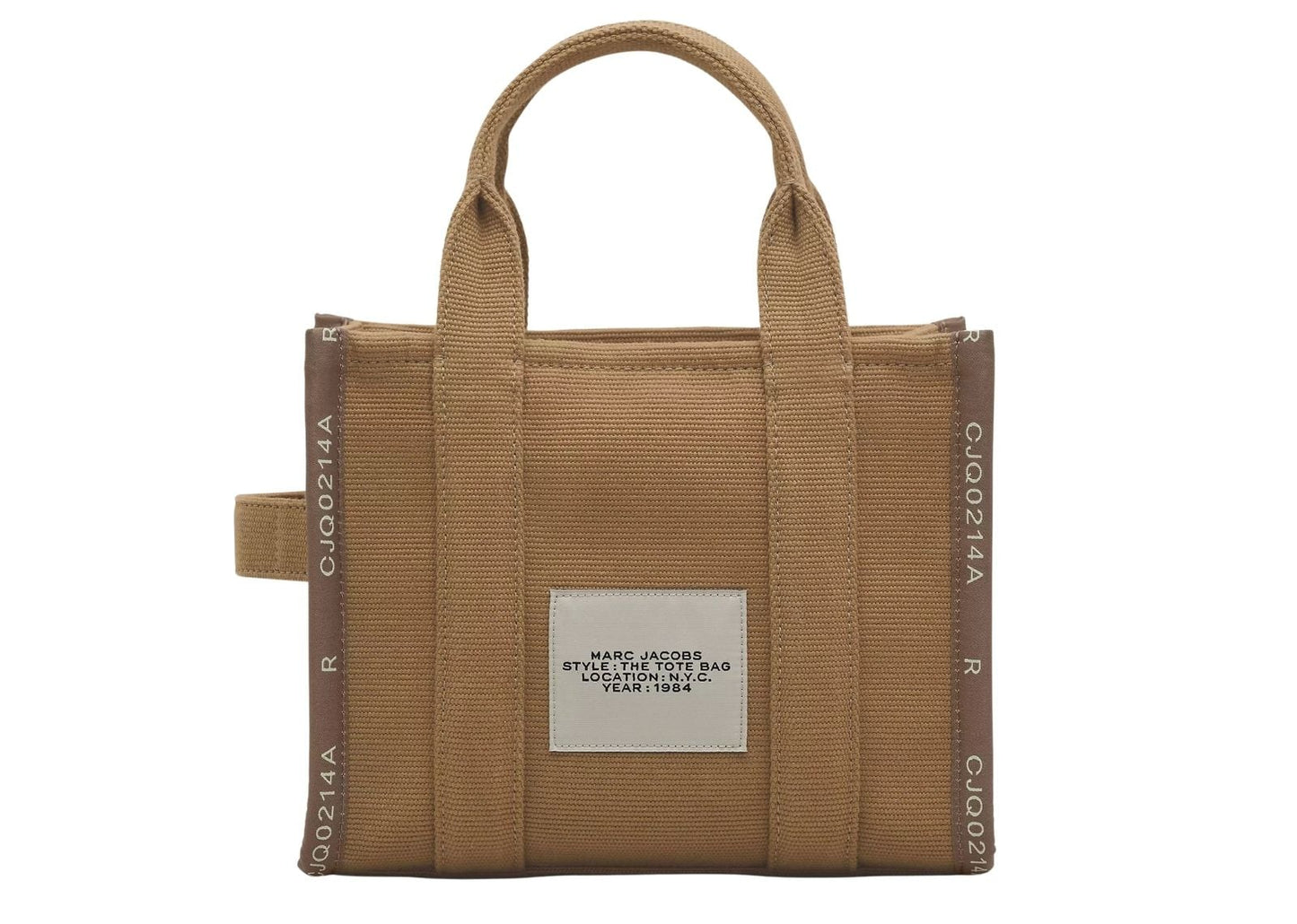 The Small Tote Bag Jacquard Camel