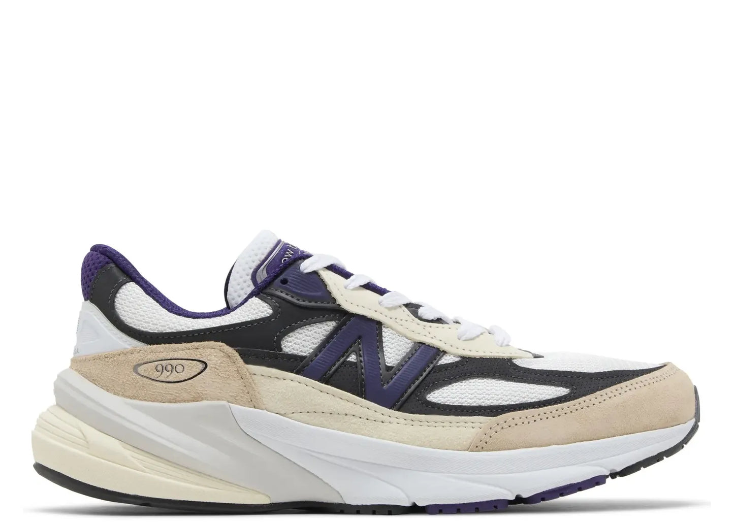 990v6 MiUSA Teddy Santis White Black Plum
