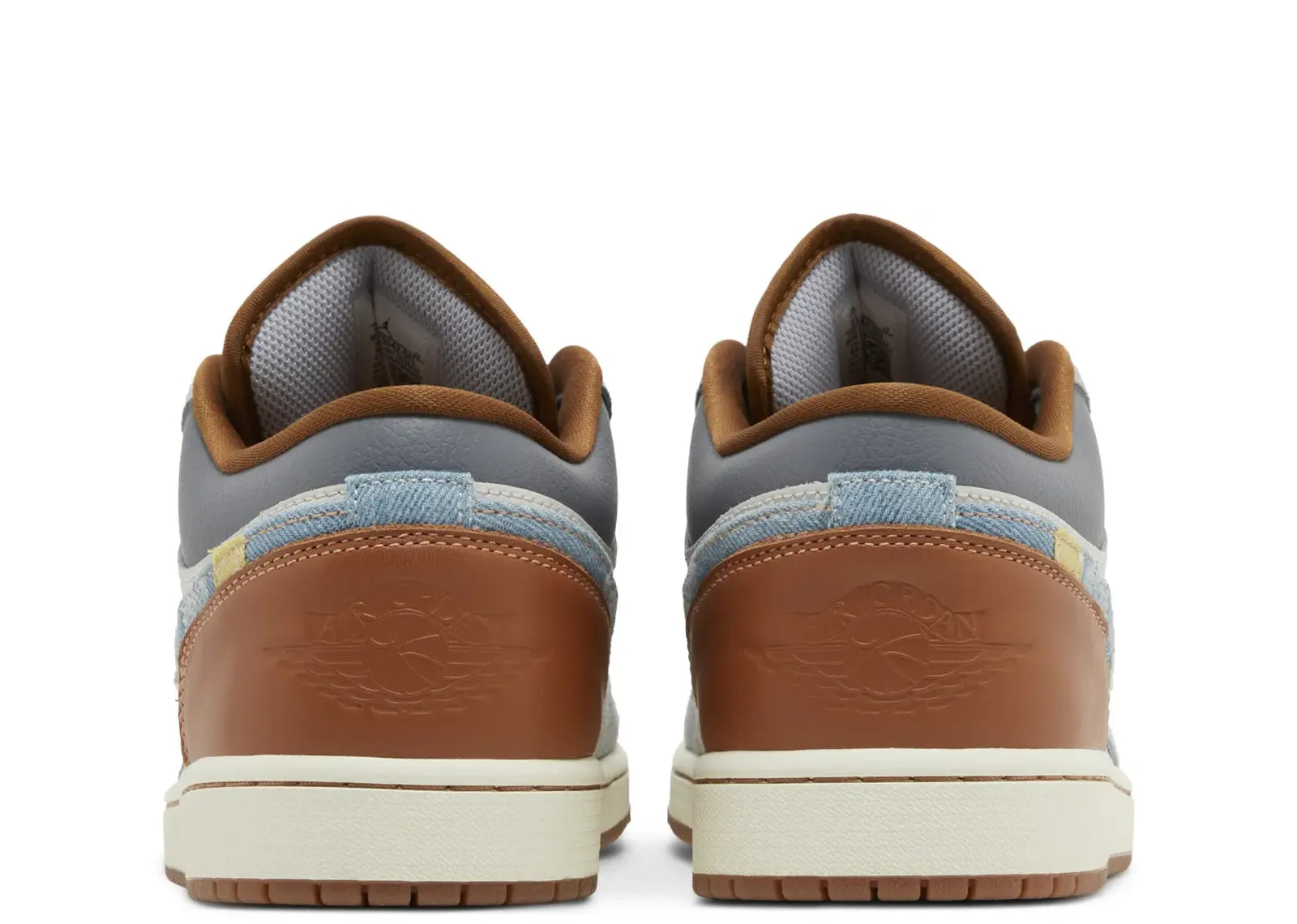 Air Jordan 1 Low SE Phantom Repaired Denim Swoosh