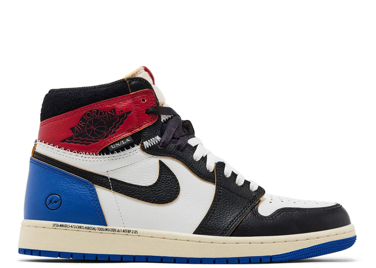 Air Jordan 1 Retro High OG SP Fragment x Union LA Varsity Red Sport Royal