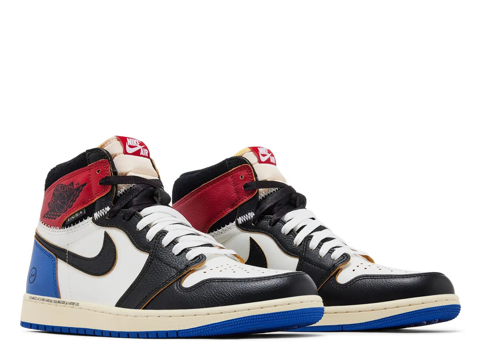 Air Jordan 1 Retro High OG SP Fragment x Union LA Varsity Red Sport Royal
