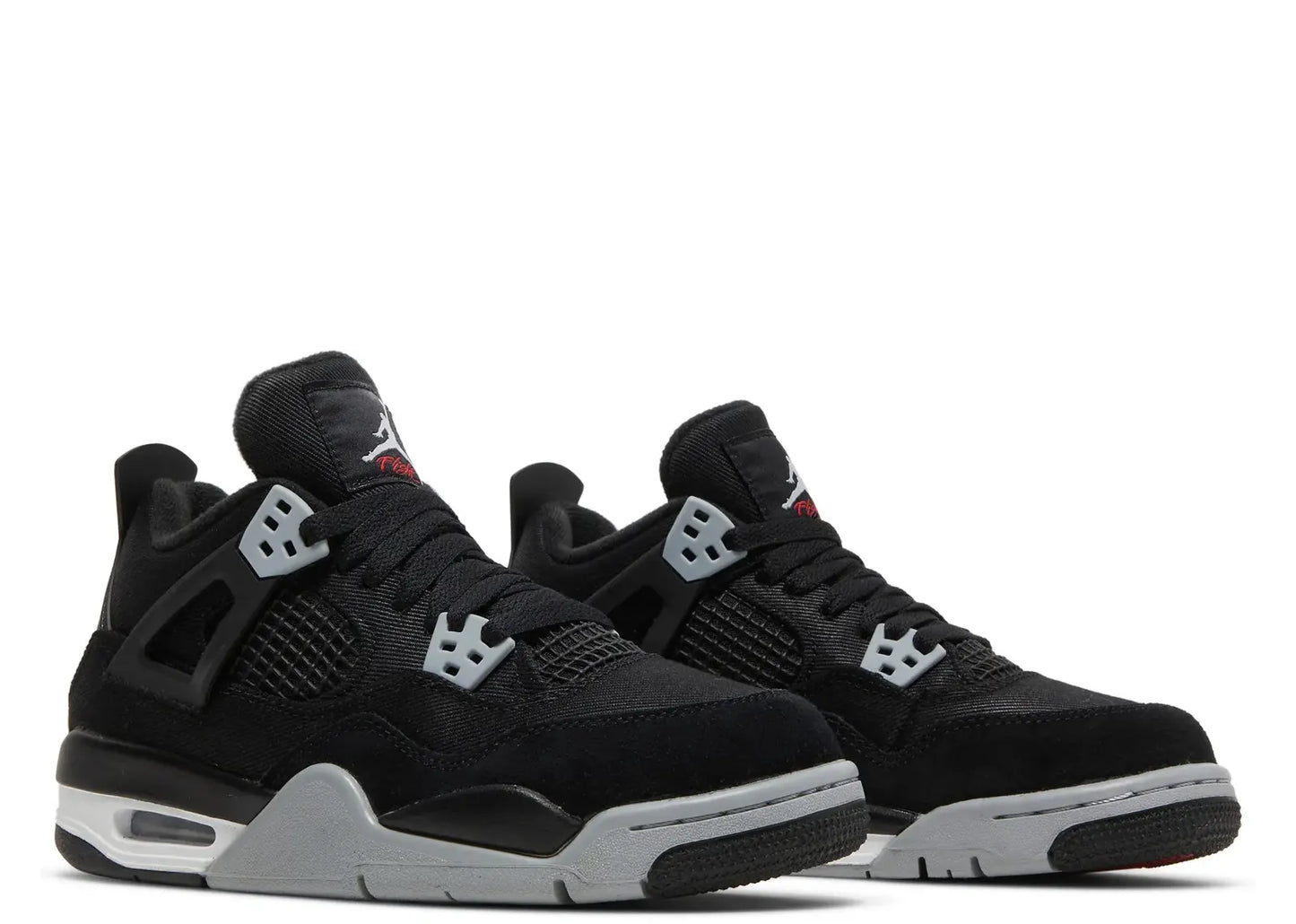 Air Jordan 4 Retro Black Canvas (GS)