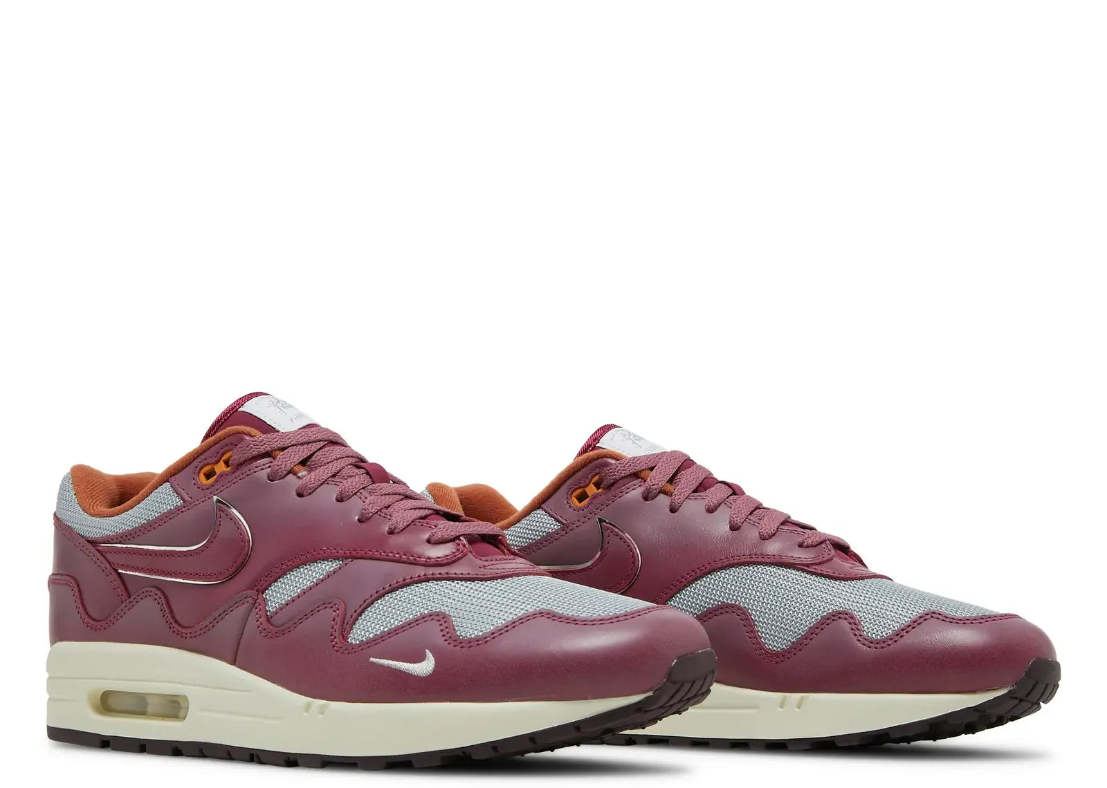 Air Max 1 Patta Waves Rush Maroon (with Bracelet)
