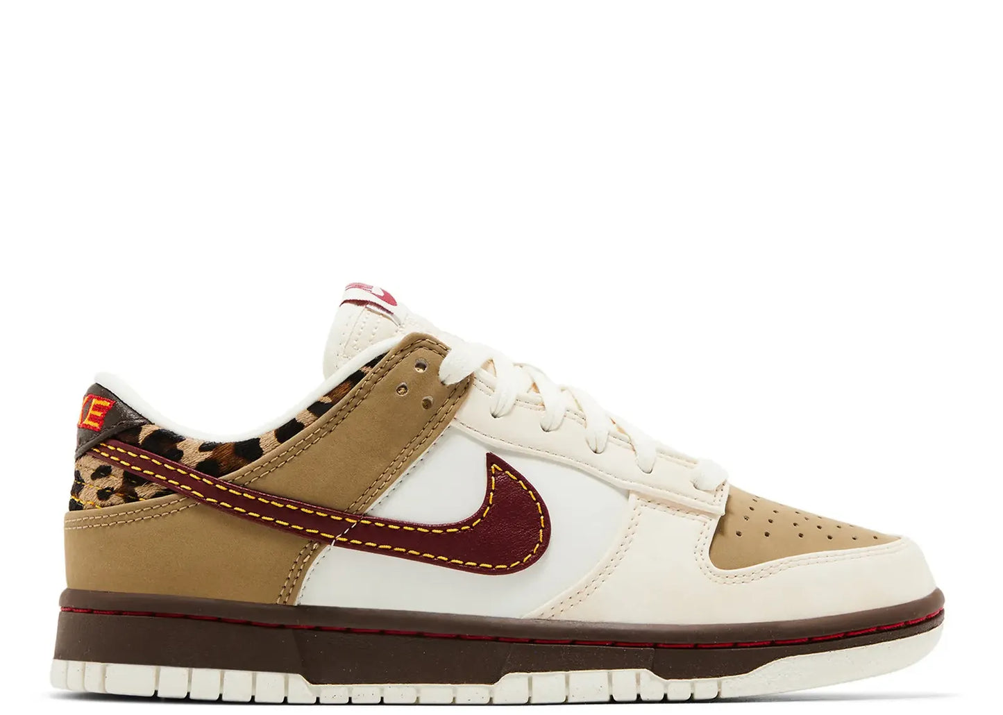 Dunk Low Retro Khaki Team Red Pearl White (W)
