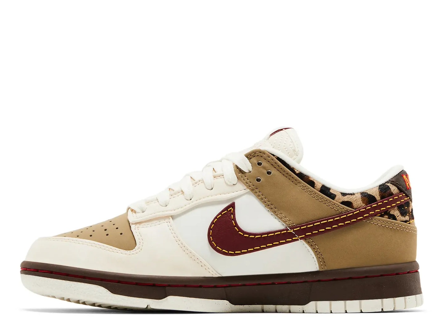 Dunk Low Retro Khaki Team Red Pearl White (W)
