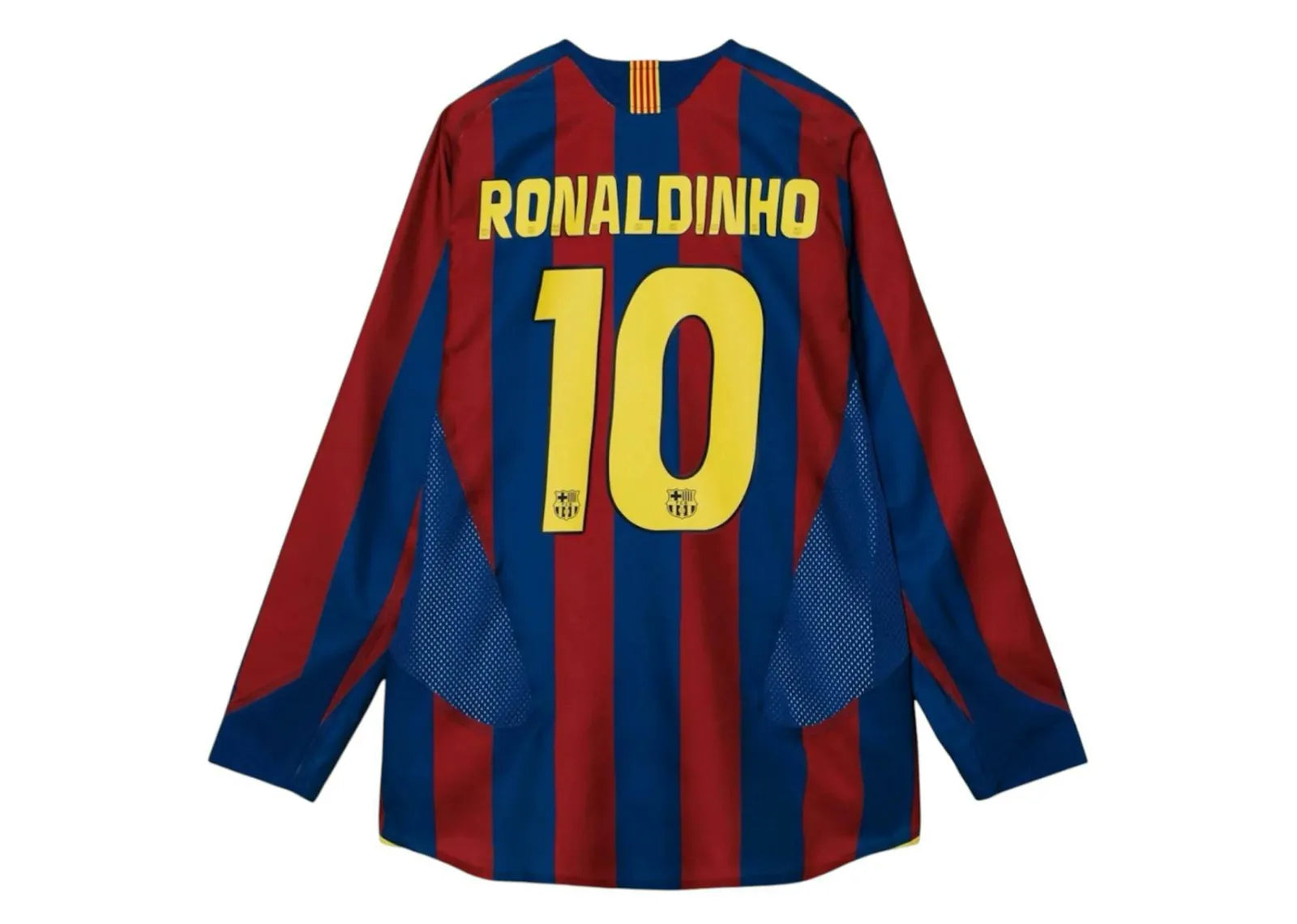 FC Barcelona Re-Issue 2005/06 Ronaldinho #10 Home Jersey Multicolor