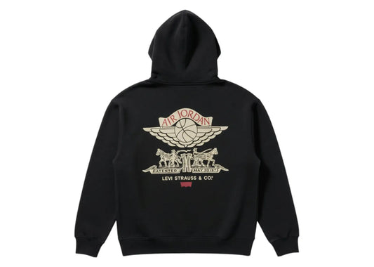 Jordan x Levis Full Zip Hoodie Black