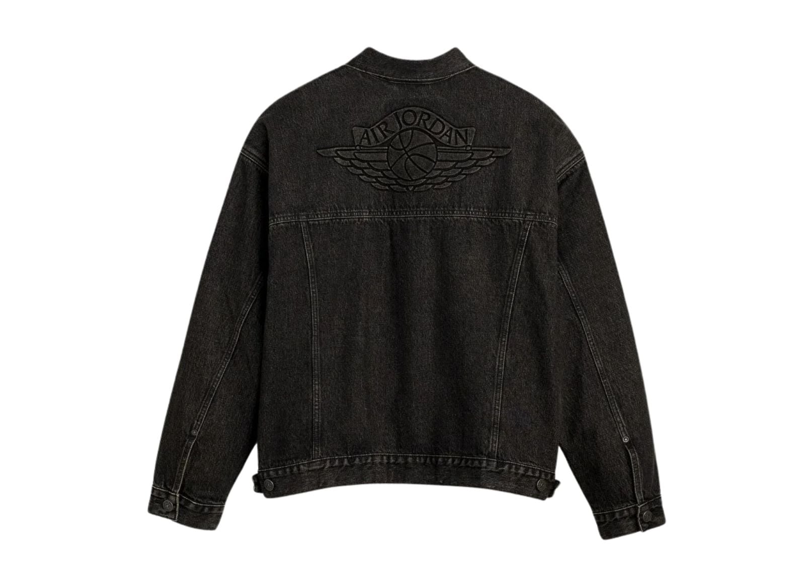 Jordan x Levi's Type III Trucker Jacket Black / Wash Black