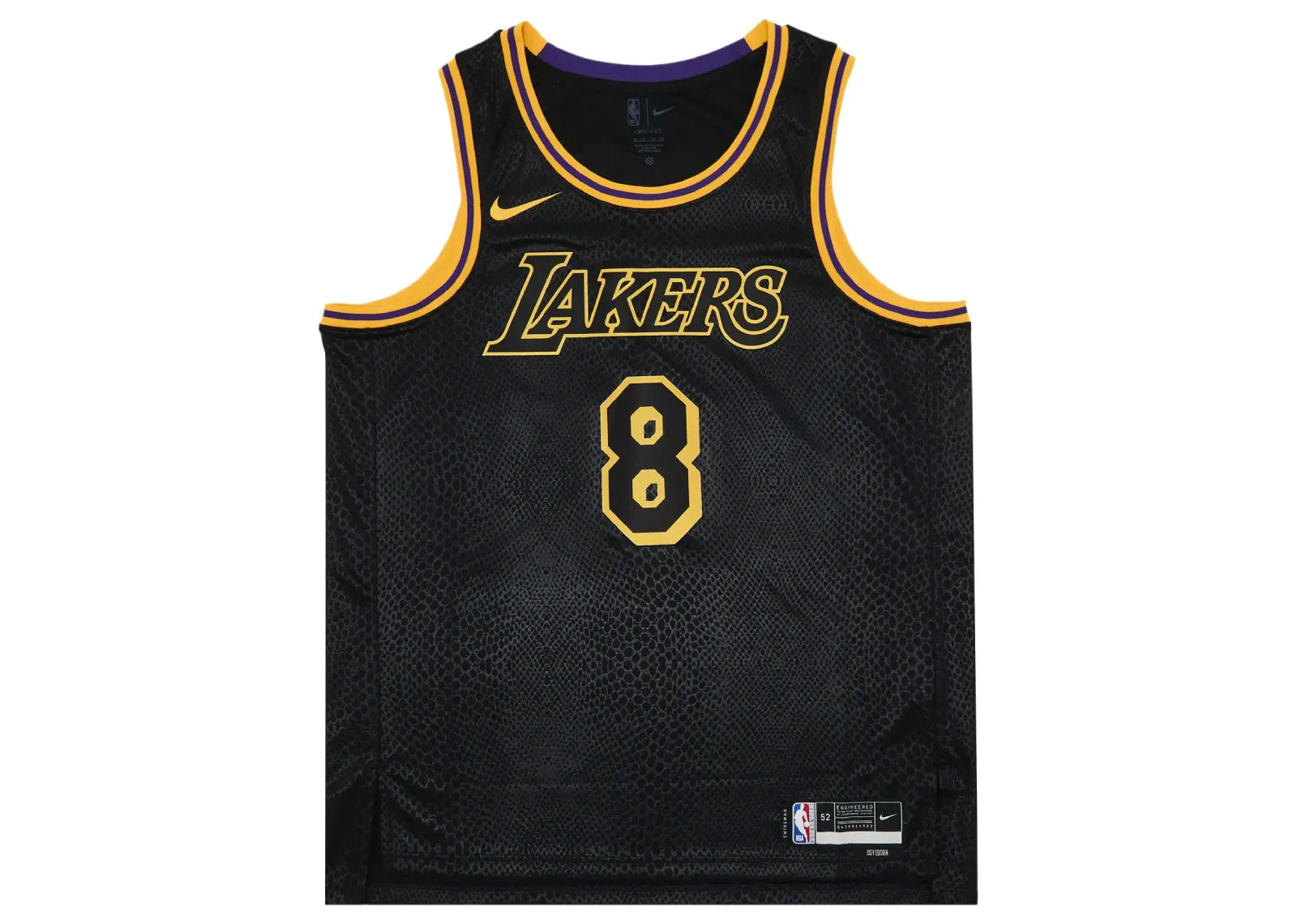 Kobe Mamba Mentality Los Angeles Lakers City Edition Swingman Jersey (FW23) Black