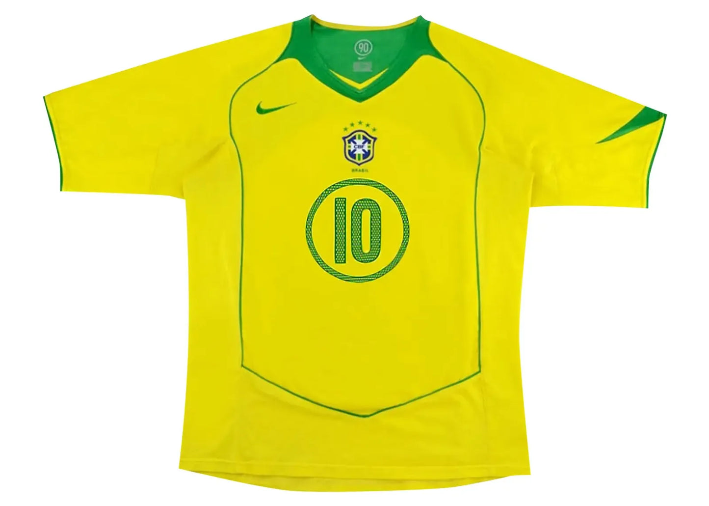 Total 90 Brazil Ronaldinho 2004 Reissue Jersey Opti Yellow/Apple Green
