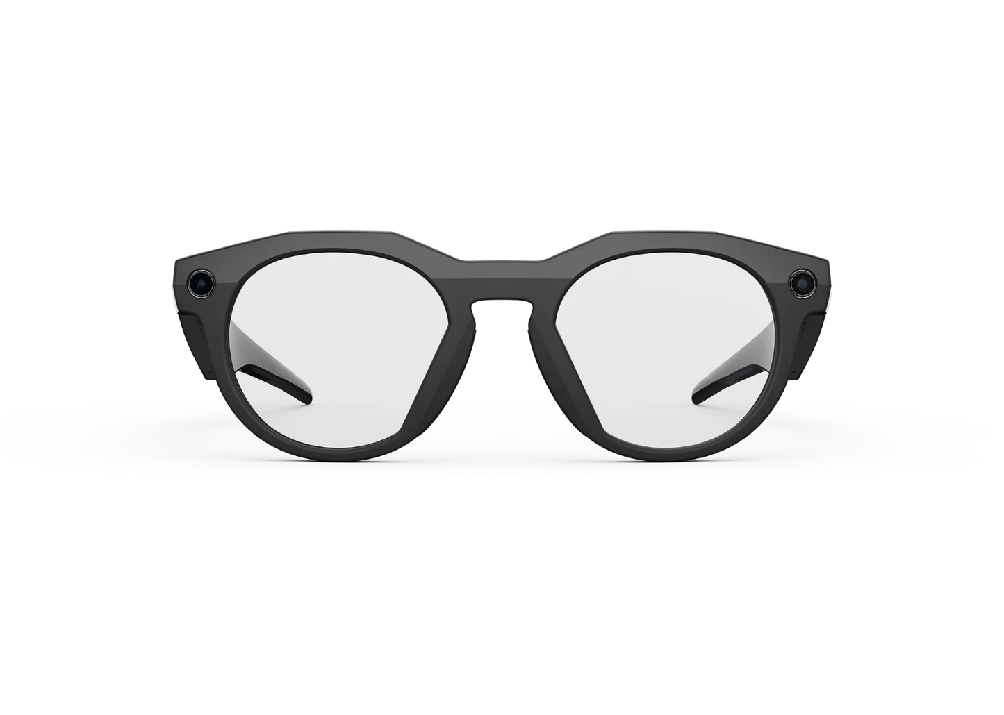 Meta HSTN AI Smart Glasses Clear Lens Black