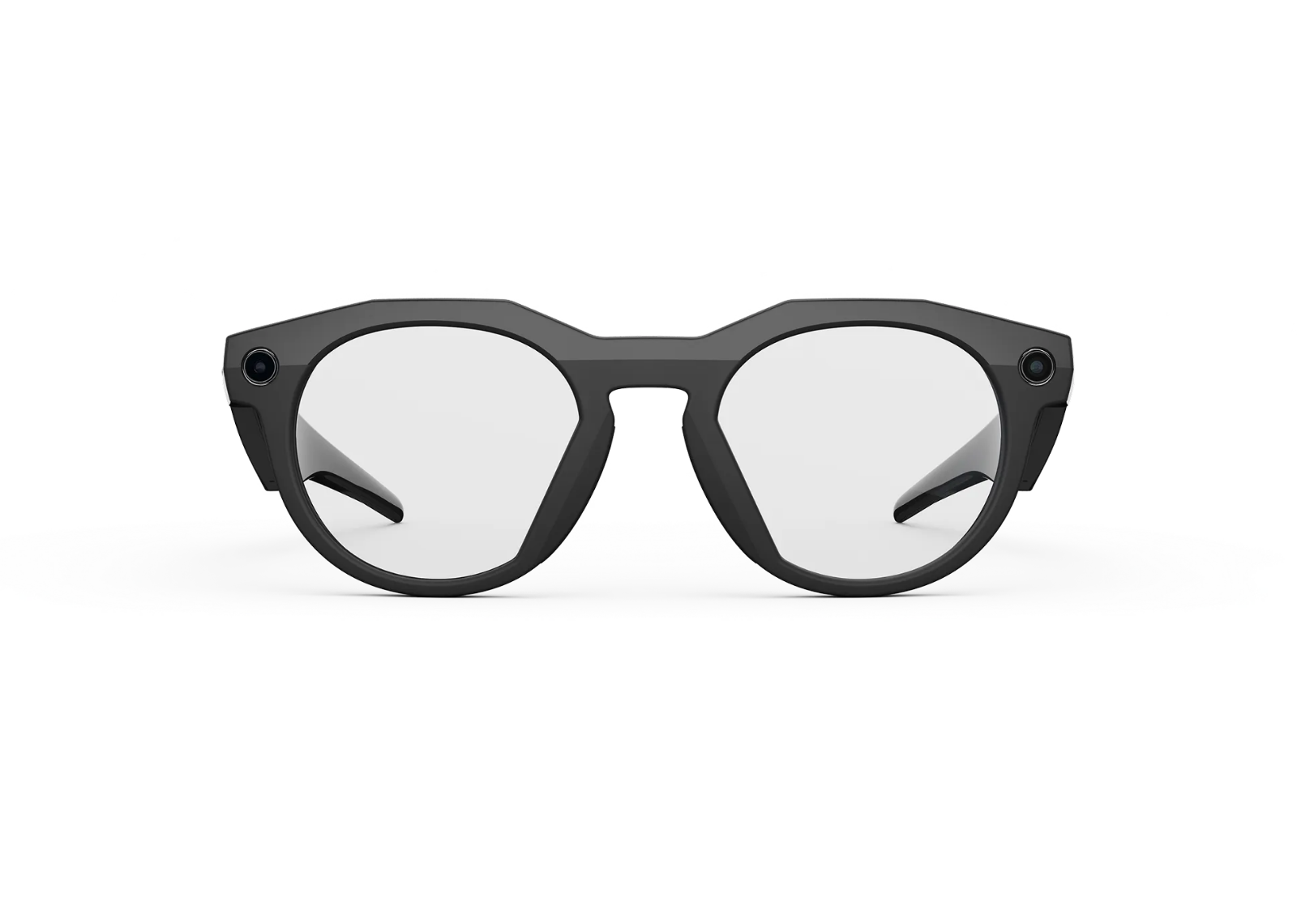 Meta HSTN AI Smart Glasses Clear Lens Black