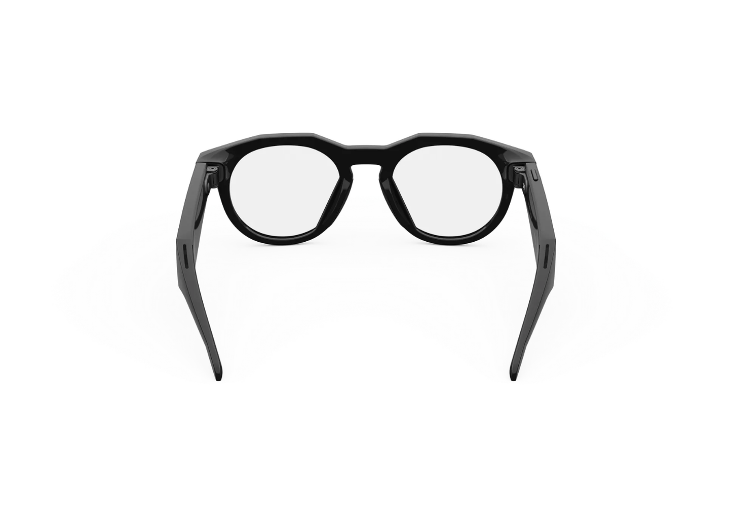 Meta HSTN AI Smart Glasses Clear Lens Black