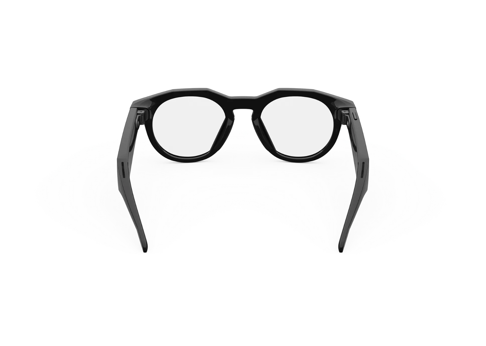 Meta HSTN AI Smart Glasses Clear Lens Black