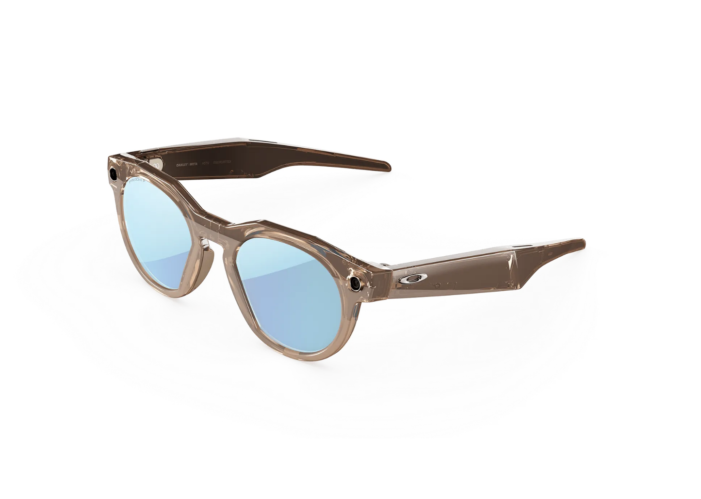 Meta HSTN AI Smart Glasses Prizm Deep Water Polarized Lens Light Brown