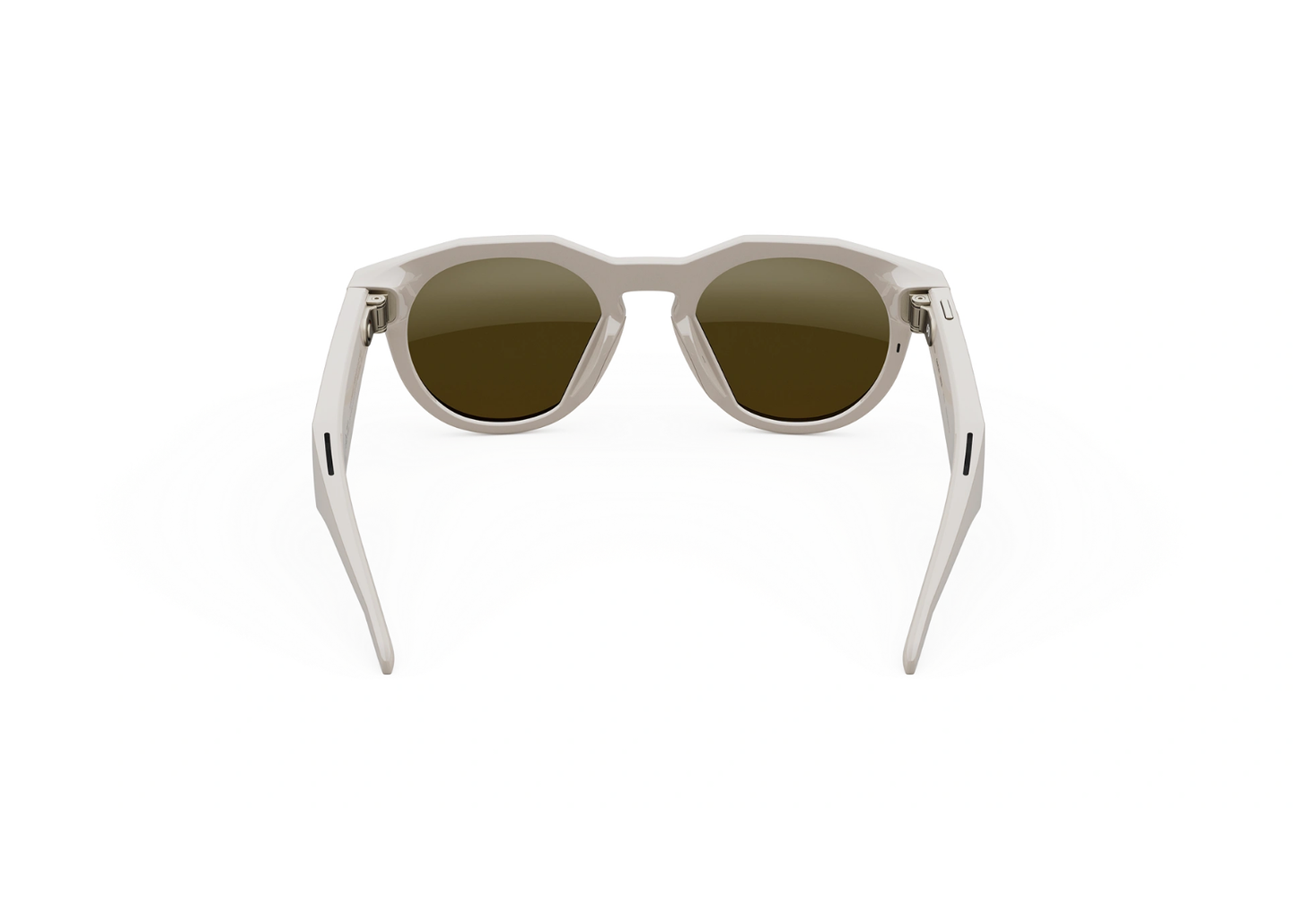 Meta HSTN AI Smart Glasses Prizm Ruby Lens Warm Grey