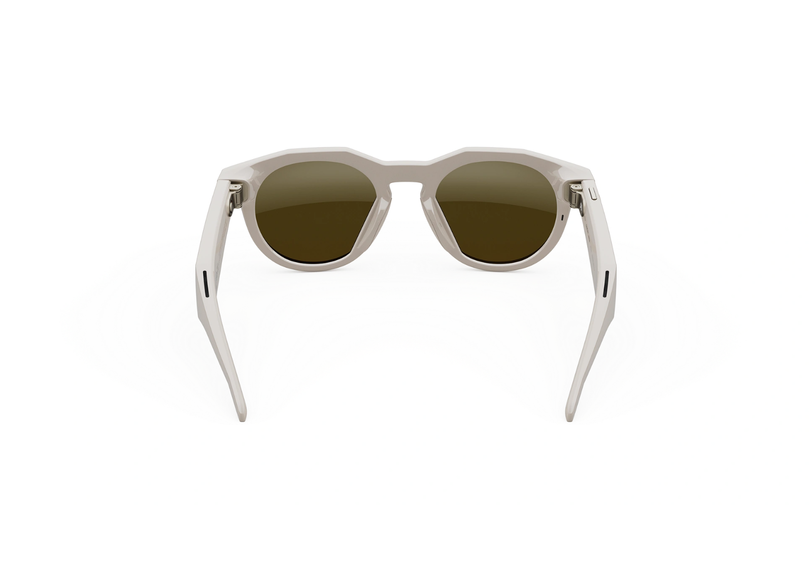 Meta HSTN AI Smart Glasses Prizm Ruby Lens Warm Grey