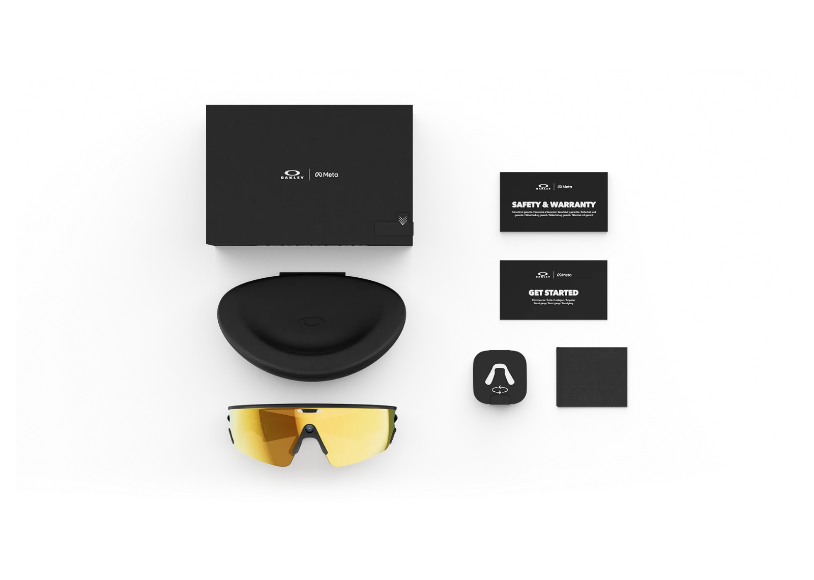 Meta Vanguard AI Smart Glasses Prizm 24K Lens Black