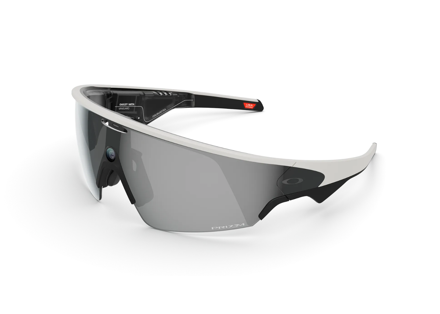 Meta Vanguard AI Smart Glasses Prizm Black Lens White