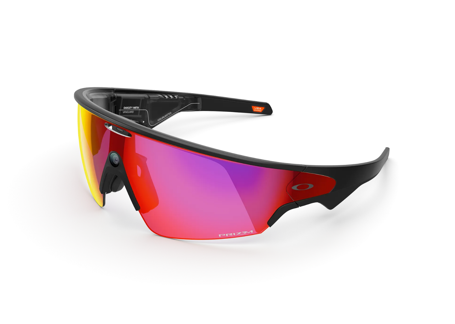 Meta Vanguard AI Smart Glasses Prizm Road Lens Black