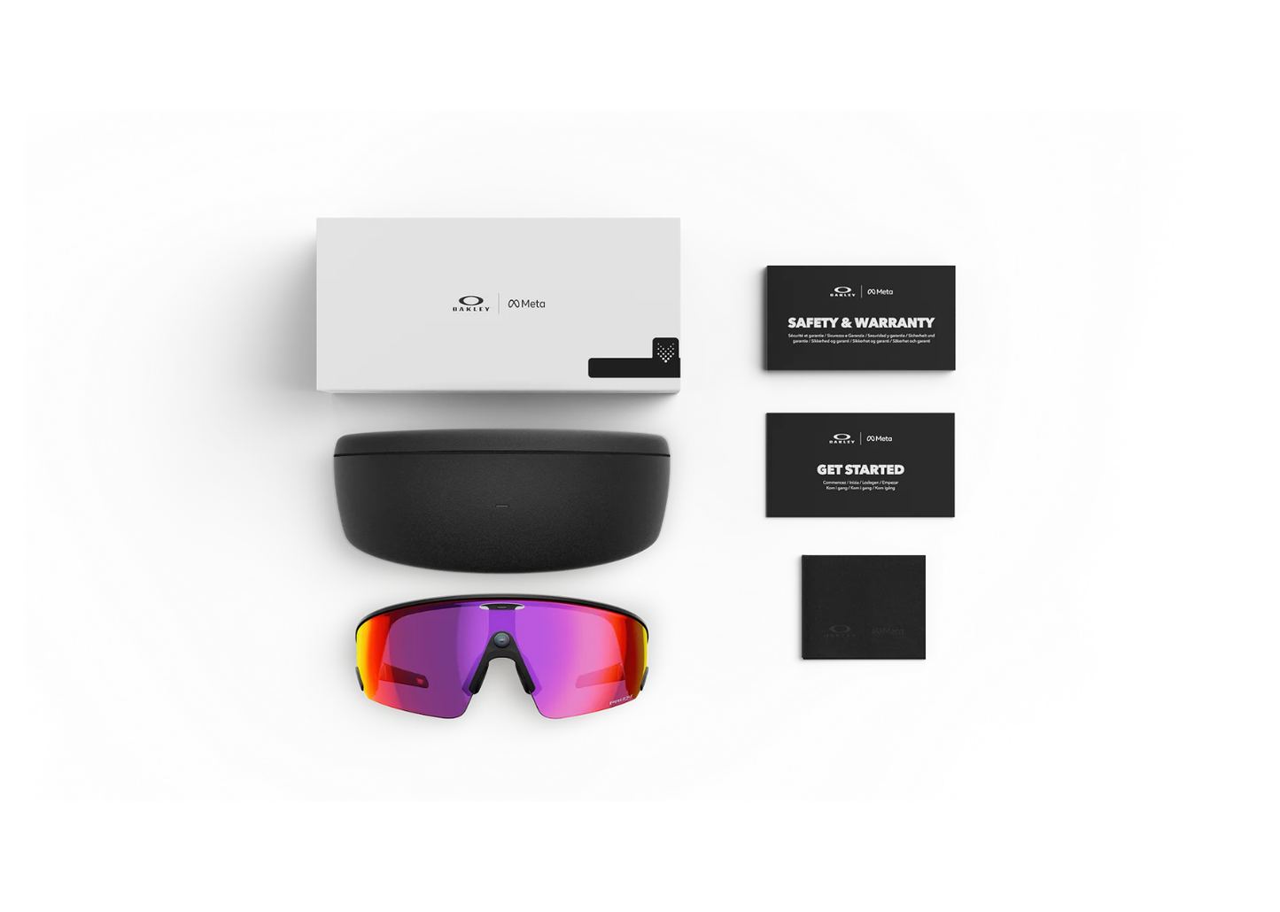 Meta Vanguard AI Smart Glasses Prizm Road Lens Black