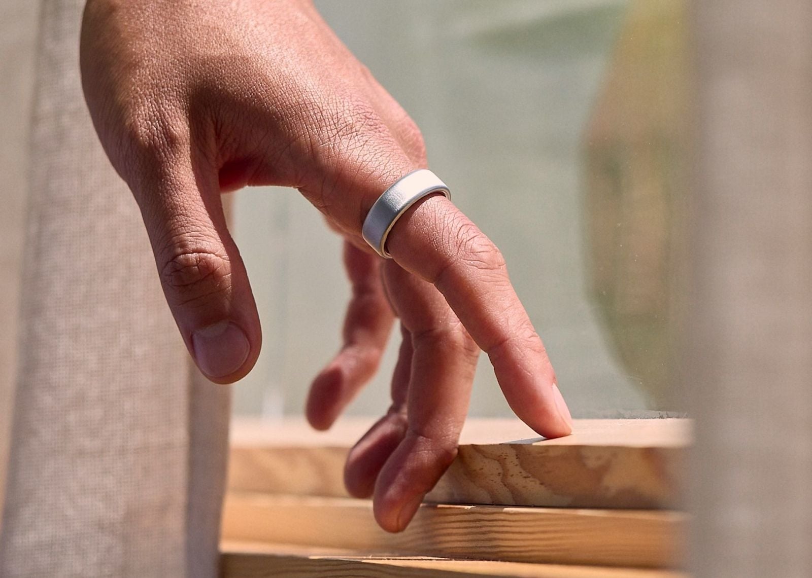Ring 4 Brushed Silver