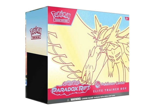 TCG Scarlet & Violet Paradox Rift Roaring Moon Pokemon Center Elite Trainer Box