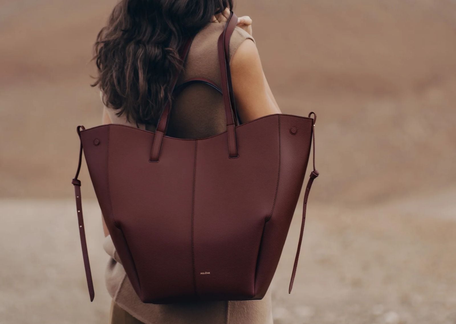 Cyme Tote Edition Textured Black Cherry