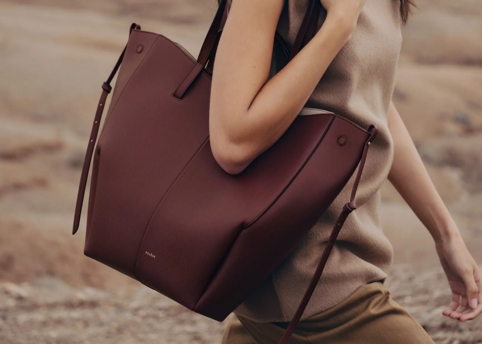 Cyme Tote Edition Textured Black Cherry