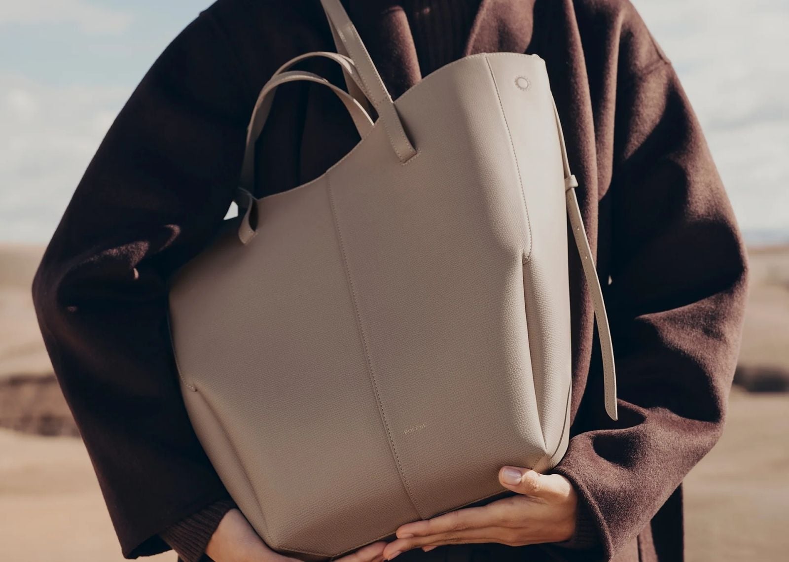 Cyme Tote Edition Textured Taupe