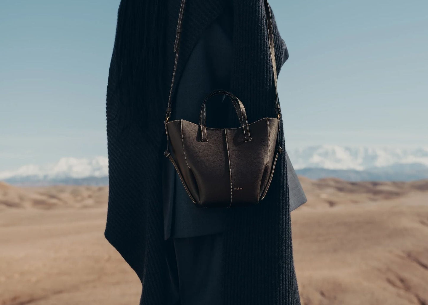 Cyme Tote Nano Edition Textured Ebony