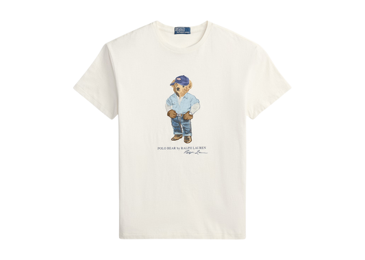 Classic Fit Polo Bear Jersey T-Shirt Nevis Denim Bear