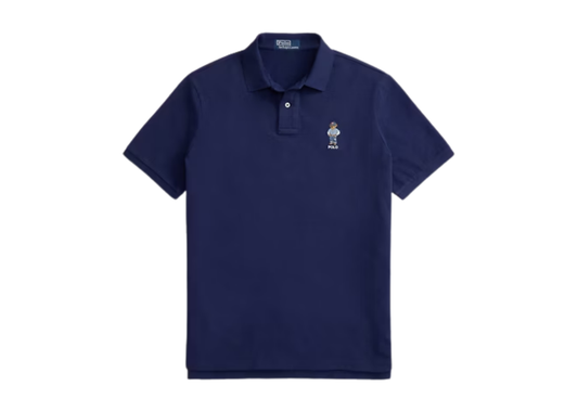Classic Fit Polo Bear Mesh Polo Shirt Cruise Navy Heritage Bear