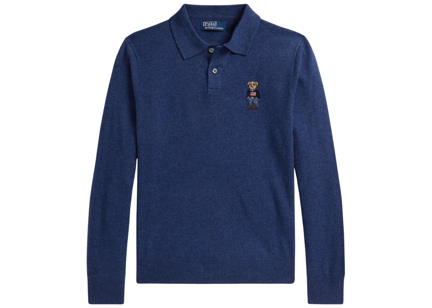 Polo Bear Cashmere Jumper Rustic Navy Heather