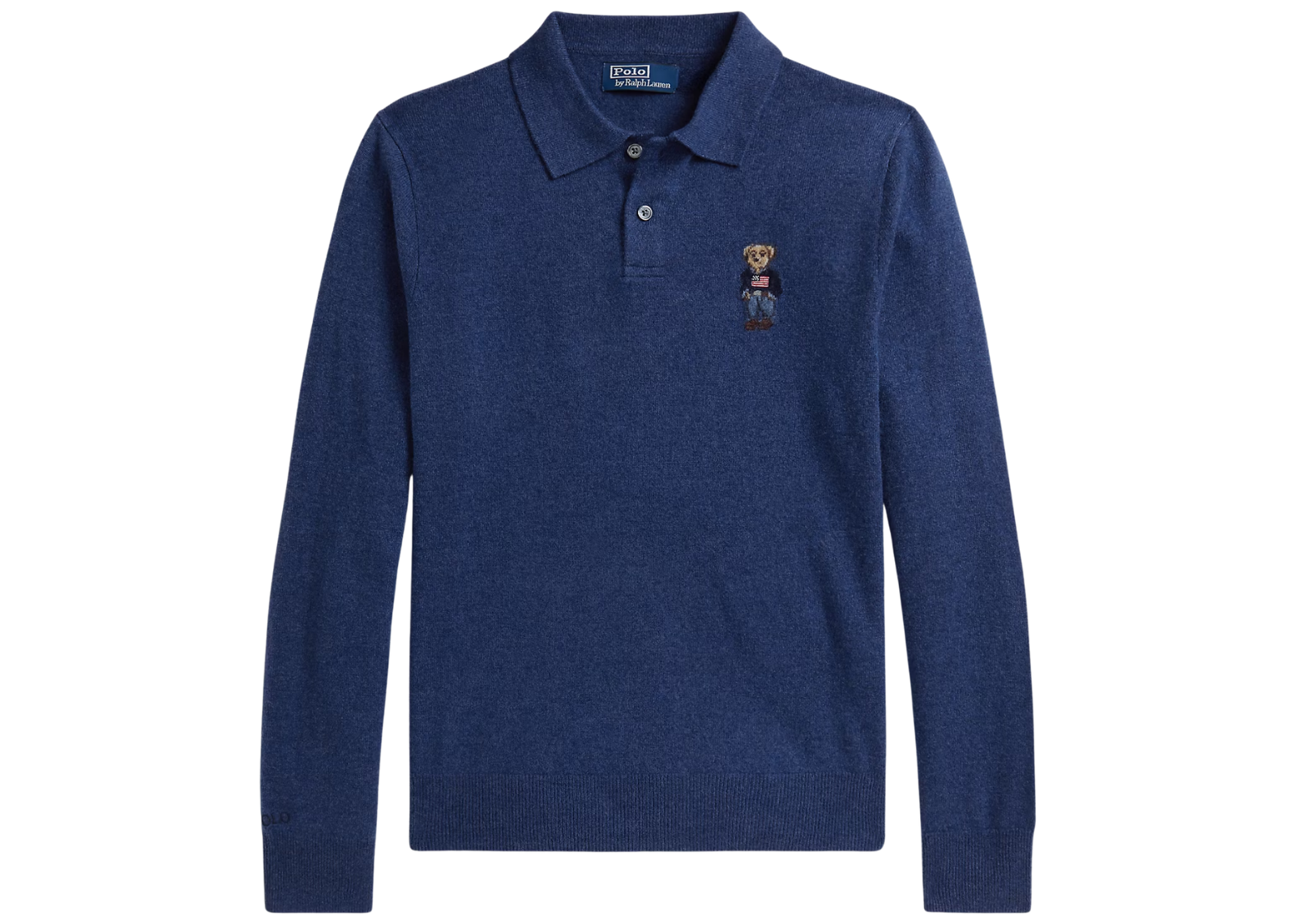 Polo Bear Cashmere Jumper Rustic Navy Heather