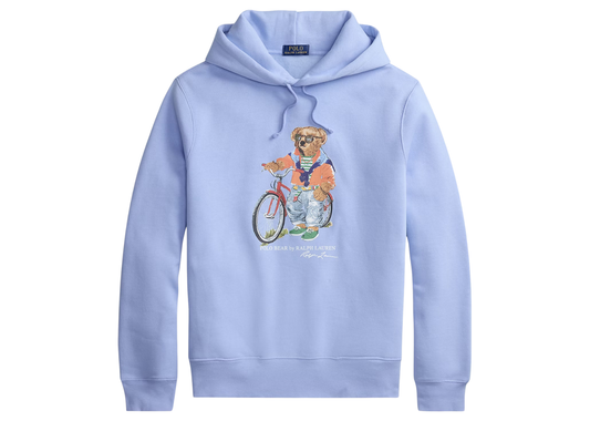 Polo Bear Fleece Hoodie Austin Blue Summer Bear