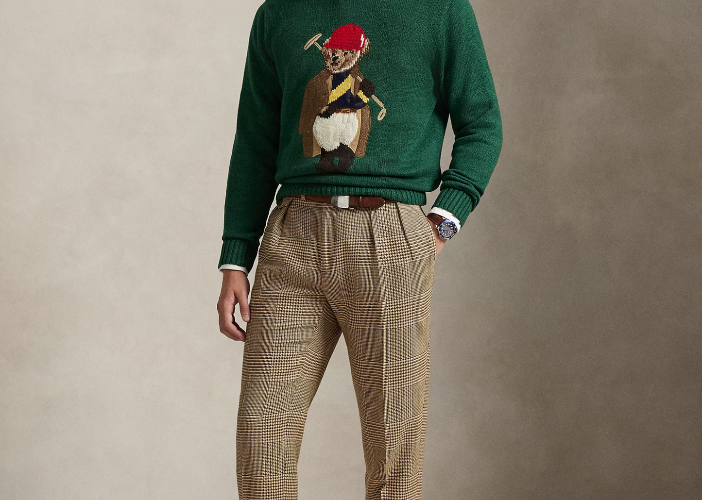 Polo Bear Rollneck Jumper New Forest