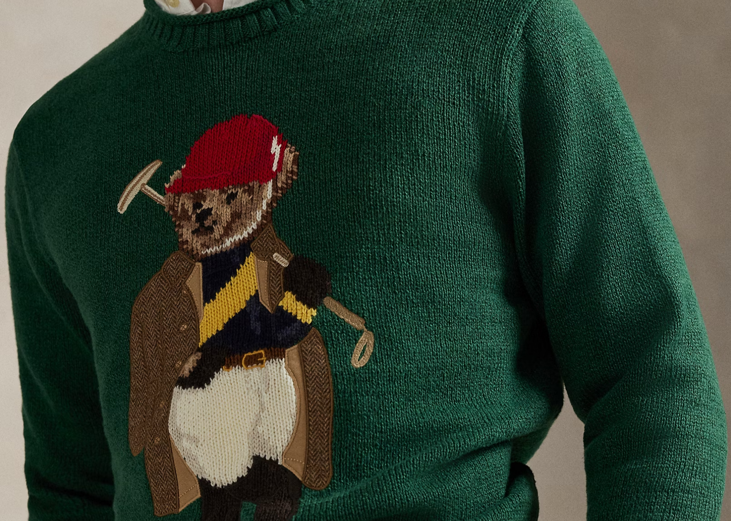 Polo Bear Rollneck Jumper New Forest