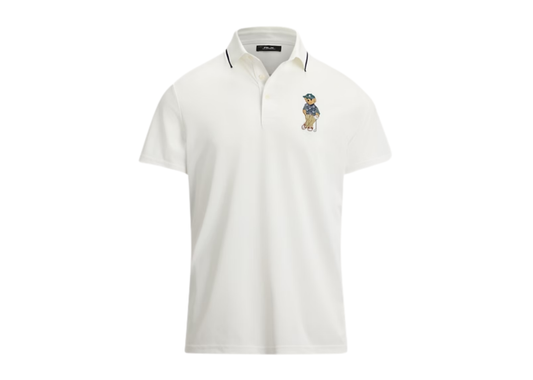 Tailored Fit Polo Bear Polo Shirt Ceramic White