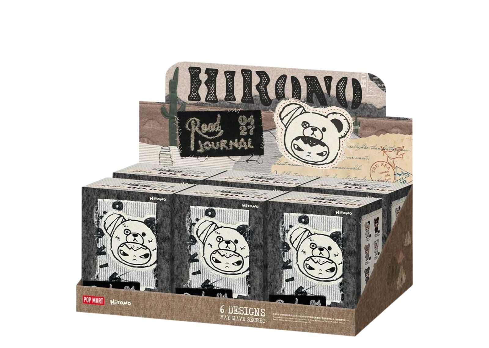 Hirono Road Journal Series Plush Doll Pendant Sealed Case (6 Blind Box)