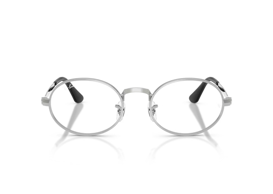 A$AP Rocky Oval Metal Optical Eyeglasses Silver