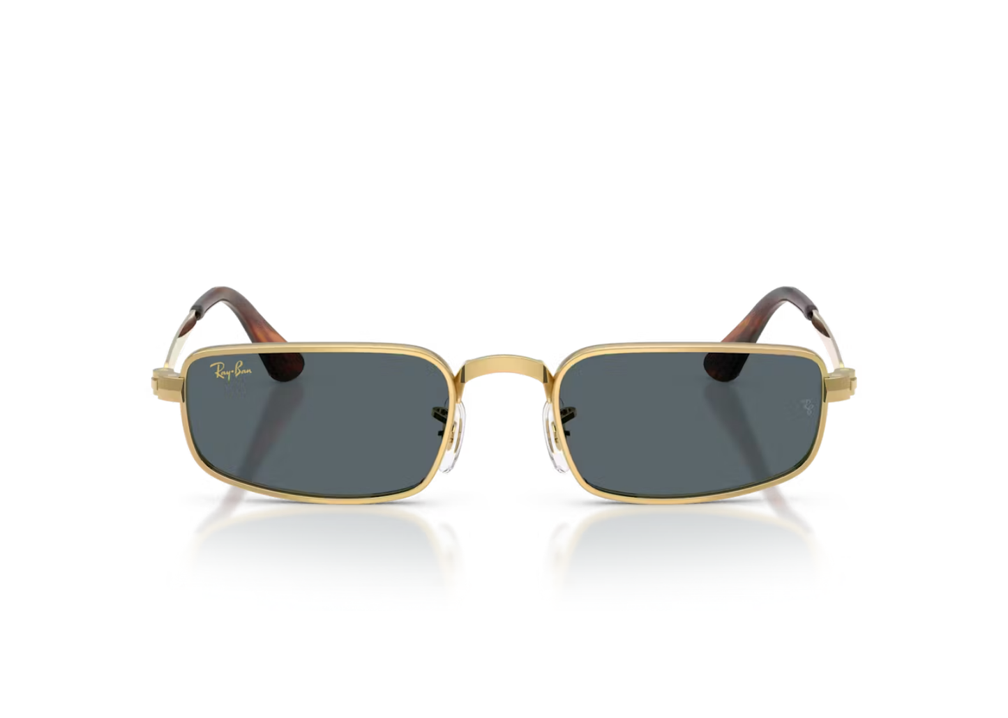 A$AP Rocky RB3927 Metal Sunglasses Blue Solid Lens Arista Gold