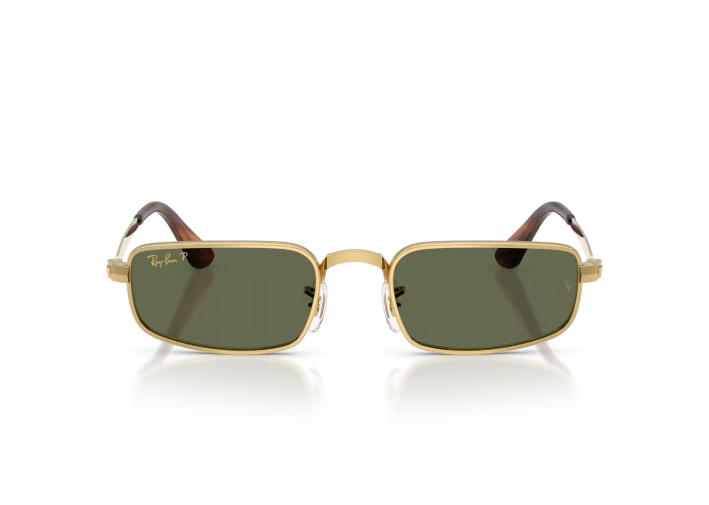 A$AP Rocky RB3927 Metal Sunglasses Green Polarized Lens Arista Gold
