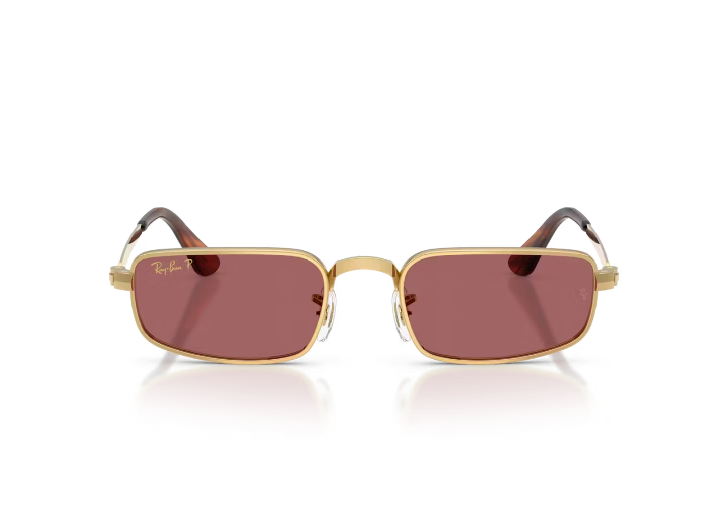 A$AP Rocky RB3927 Metal Sunglasses Purple Polarized Lens Arista Gold
