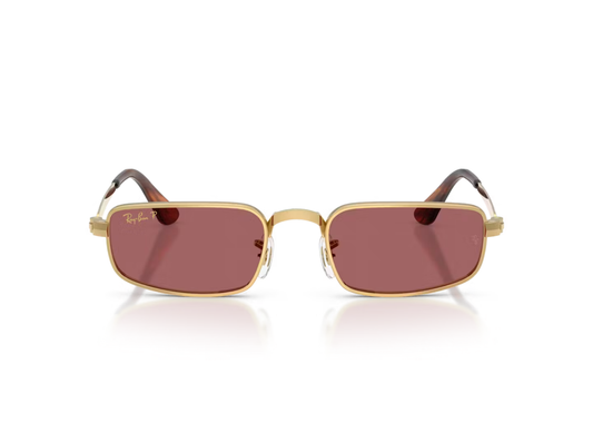 A$AP Rocky RB3927 Metal Sunglasses Purple Polarized Lens Arista Gold