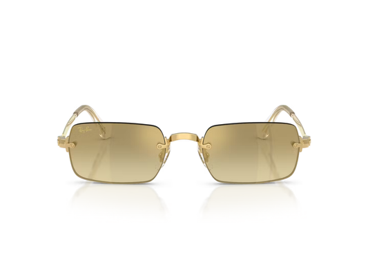 A$AP Rocky RB3928 Metal Sunglasses Brown Mirror Gold Gradient Arista Gold
